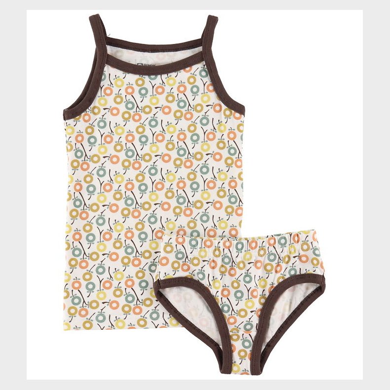 Katvig Undertj - Hvid m. bler