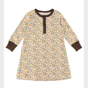 Katvig Natkjole - Hvid m. bler