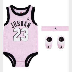 Jordan Gaveske - Futter/Hrbnd/Body u/ - Pink Foam/Hvid