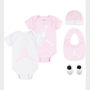 Jordan Gaveske - 5 Dele - Rosa/Hvid