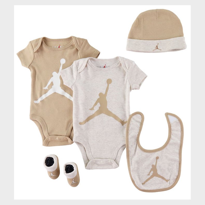 Jordan Gave�ske - 5 Dele - Beige/Brun