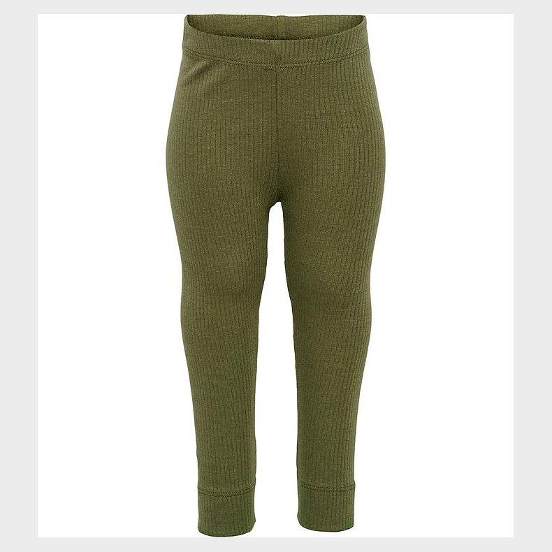 Hummel Leggings - Rib - hmlRene - Capulet Olive