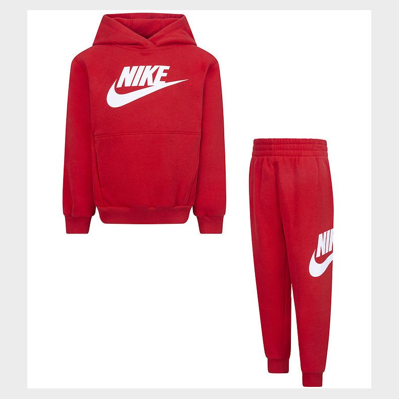Nike Sweatst - University Red m. Hvid