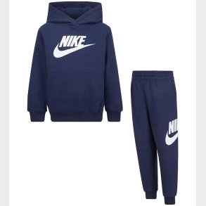 Nike Sweats�t - Midnight Navy m. Hvid