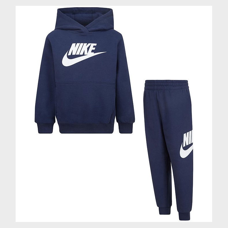 Nike Sweats�t - Midnight Navy m. Hvid