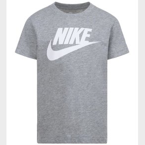 Nike T-shirt - Grmeleret m. Hvid