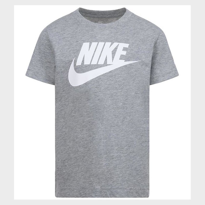 Nike T-shirt - Grmeleret m. Hvid