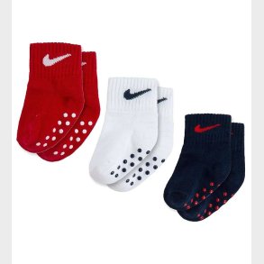 Nike Strmper - 3-pak - University Red/Navy/Hvid