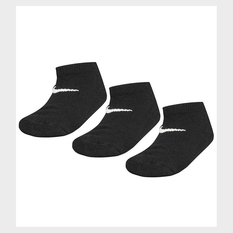 Nike Ankelstrmper - Cushioned - No Show - 3-pak - Sort