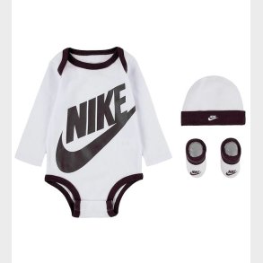 Nike Gaveske - Futter/Hue/Body l/ - Futura - Hvid m. Sort