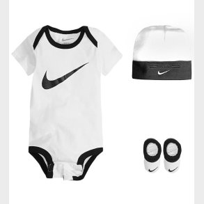 Nike Gaveske - Futter/Hue/Body k/ - Swoosh - Hvid/Sort