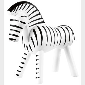 Kay Bojesen Trfigur - Zebra - 14 cm - Sort/Hvid