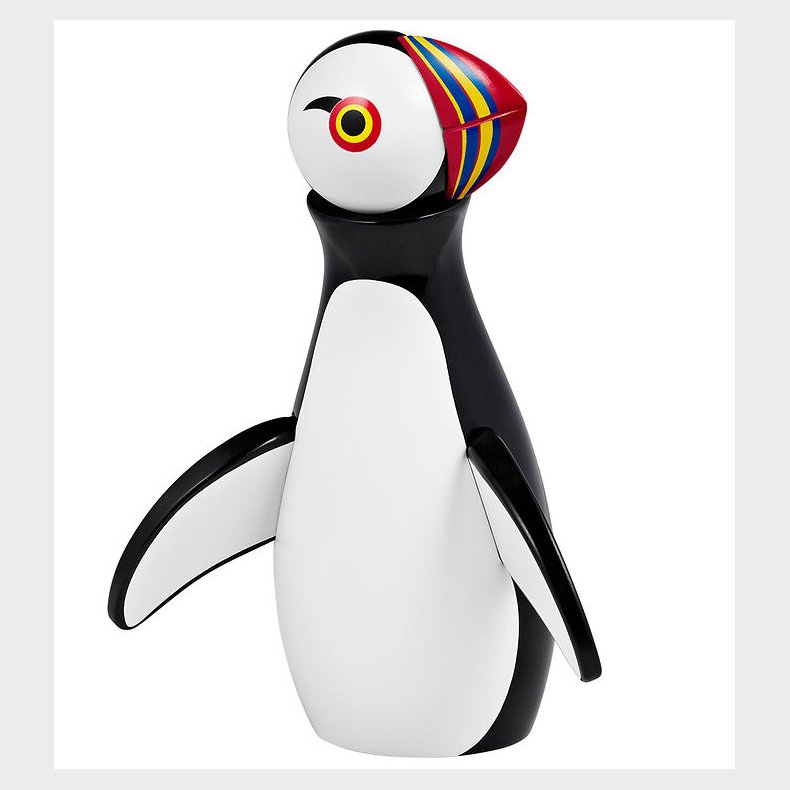 Kay Bojesen Trfigur - Spapegje - 20 cm - Sort/Hvid