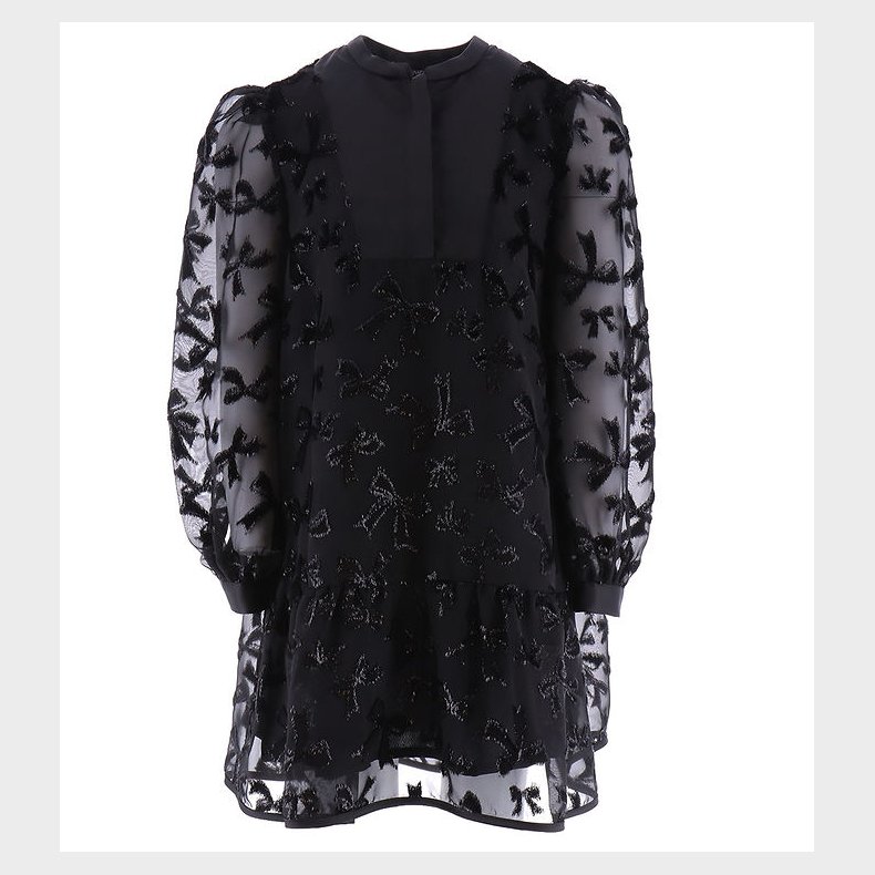 Emporio Armani Kjole - Sort m. Glimmer/Sljfer