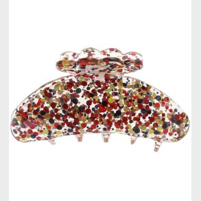 By Str Hrklemme - Asta - 10x5 cm - Confetti Rd/Guld