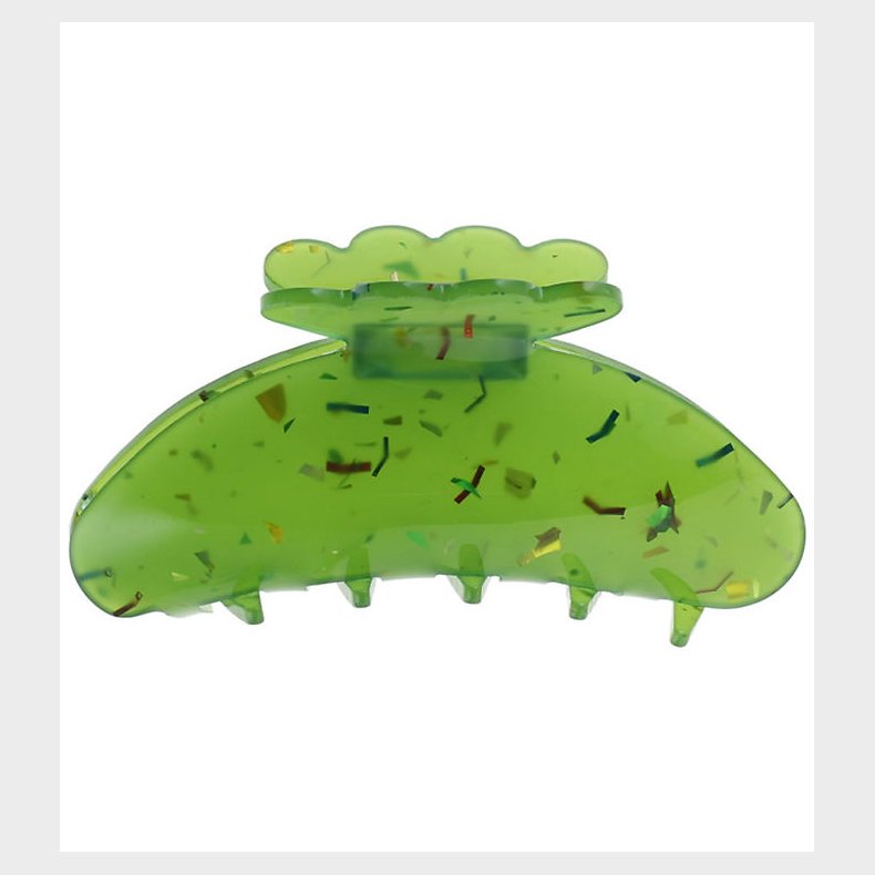 By Str Hrklemme - Asta - 10x5 cm - Grn Glitter