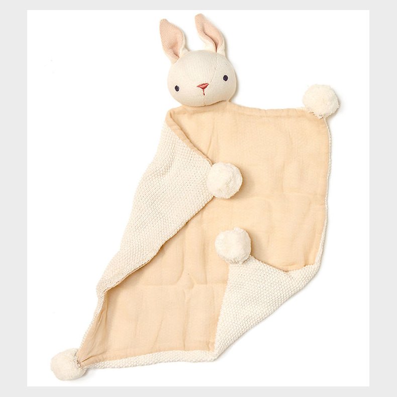 ThreadBear Nusseklud - 42x42 cm - Hvid Kanin