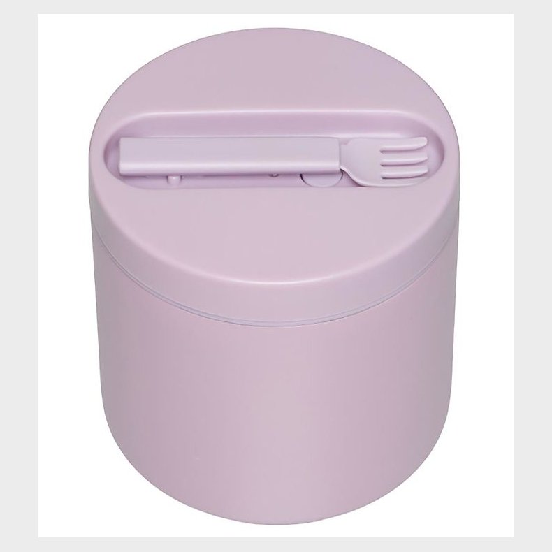 Design Letters Madkasse m. Gaffel - Termo - Stor - Lavendel