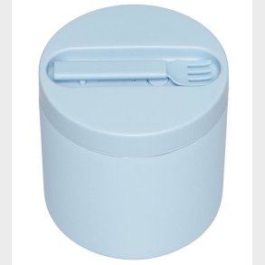 Design Letters Madkasse m. Gaffel - Termo - Stor - Lysebl