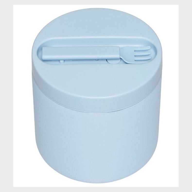 Design Letters Madkasse m. Gaffel - Termo - Stor - Lysebl