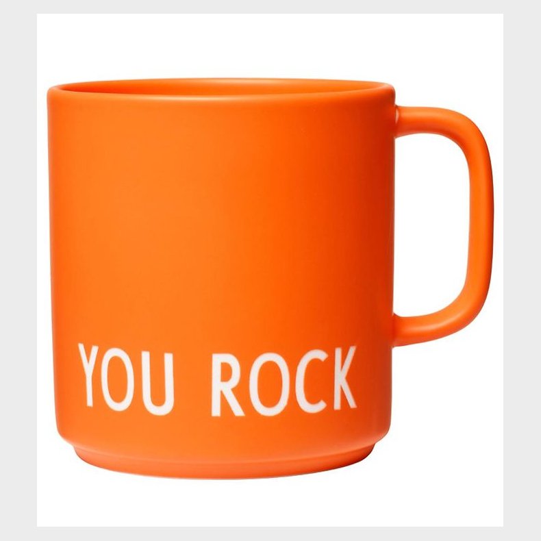 Design Letters Krus - Favourite - Orange m. You Rock