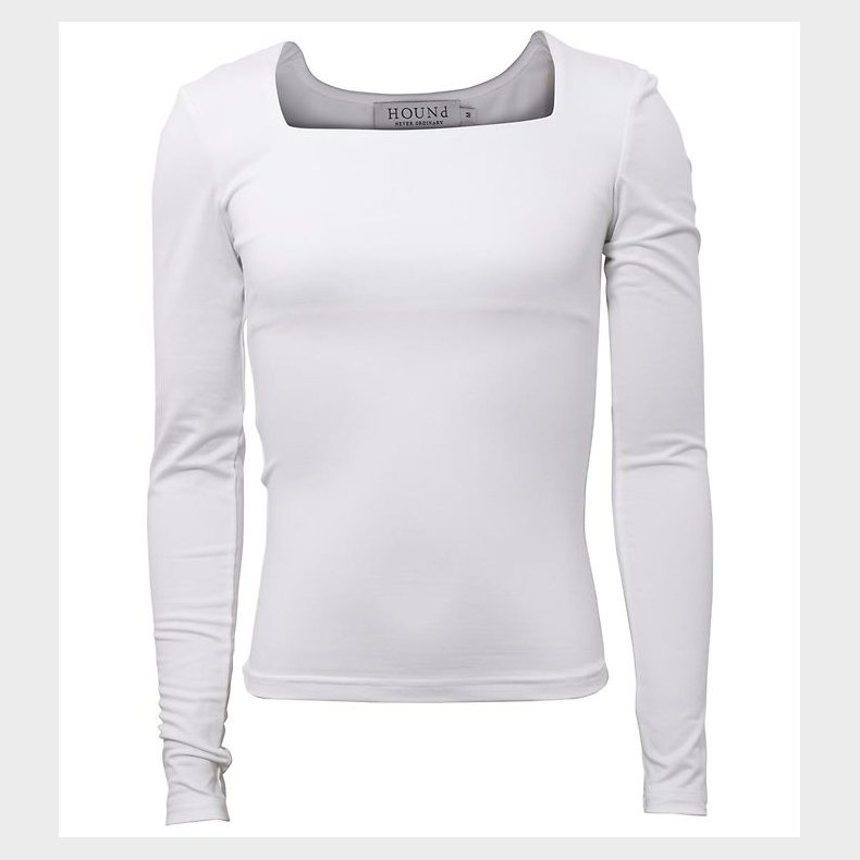 Hound Bluse l/ - Basic Top - White