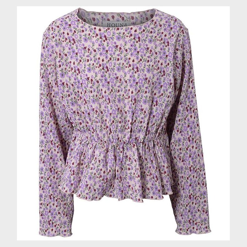 Hound Bluse - Pliss - Flower Print