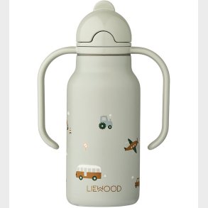 Liewood Drikkedunk - 250 ml - Kimmie - Vehicles/Dove Blue