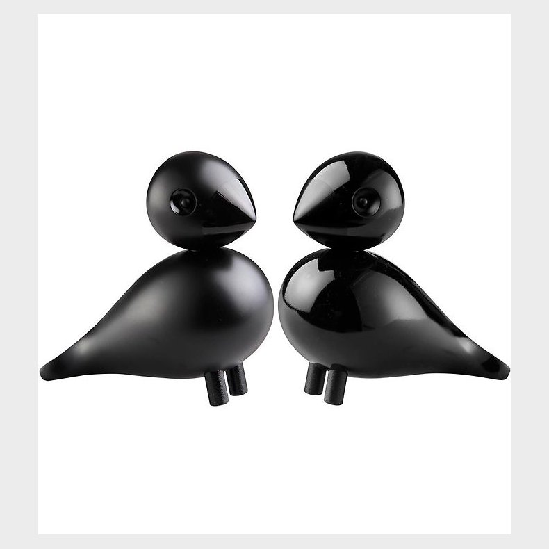 Kay Bojesen Trfigurer - Turtelduer - 9 cm - Sort