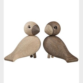 Kay Bojesen Trfigurer - Turtleduer - 9 cm - Eg/Rget Eg