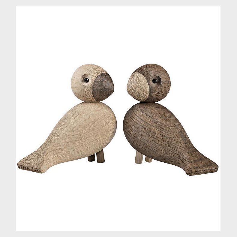 Kay Bojesen Trfigurer - Turtleduer - 9 cm - Eg/Rget Eg