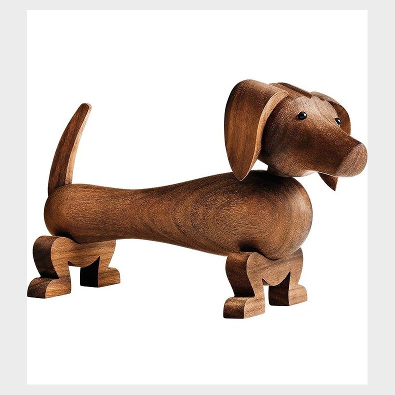 Kay Bojesen Trfigur - Gravhund - 18 cm - Valnd