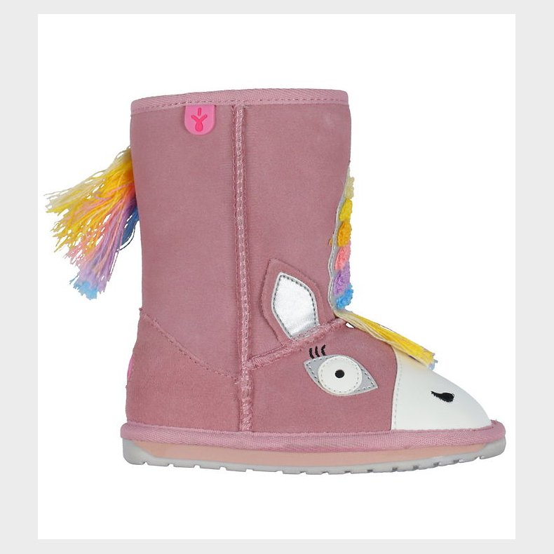 EMU Australia Bamsestvler - Magical Unicorn - Pale Pink