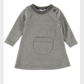 Joha Kjole - Uld - Gr/Hvid