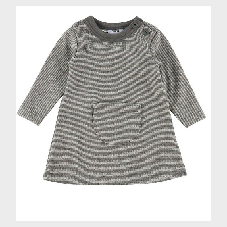 Joha Kjole - Uld - Gr/Hvid