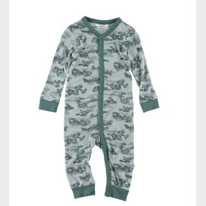 Joha Natdragt - Bambus - Gr�n m. Print