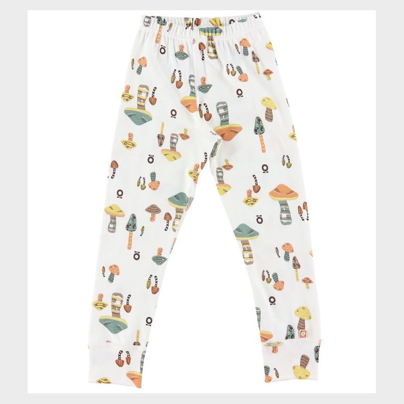 Katvig Leggings - Hvid m. Svampe