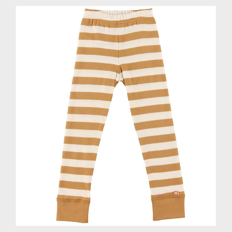 Katvig Leggings - Karamel/Hvid Stribet