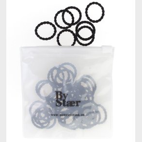 By Str Mini Hrelastikker - 50 Stk. - Mix 16 - Sort