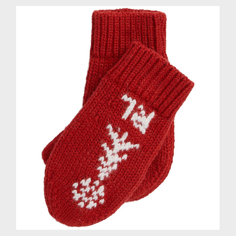 Polo Ralph Lauren Luffer - Reindeer - Strik - R�d m. Hvid