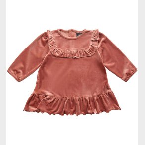Petit by Sofie Schnoor Kjole - Velour - Dee - Rust Red