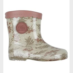 Petit by Sofie Schnoor Gummistvler m. For - Antique White/Rosa