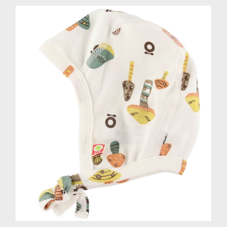 Katvig Babyhjelm - Hvid m. Svampe