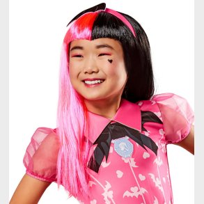 Rubies Udkl�dning - Monster High - Draculaura Paryk - Sort/Pink