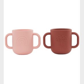 OYOY Kopper - 2-pak - Kappu - Coral/Nutmeg