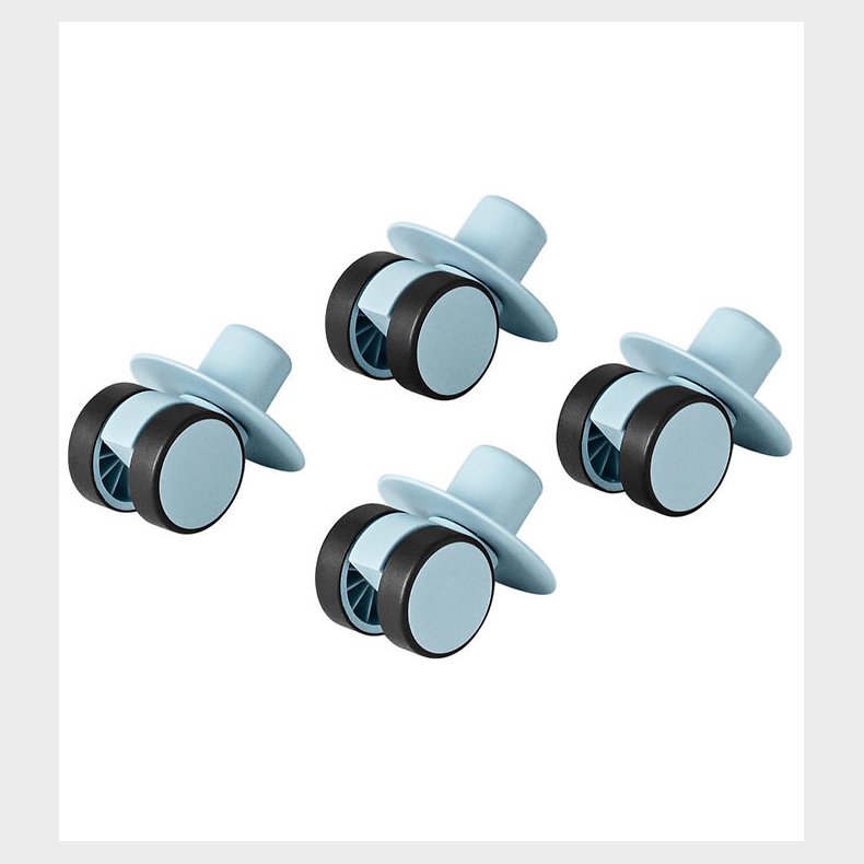 MODU 4x Swirly Wheels - 4-pak - Sky Blue