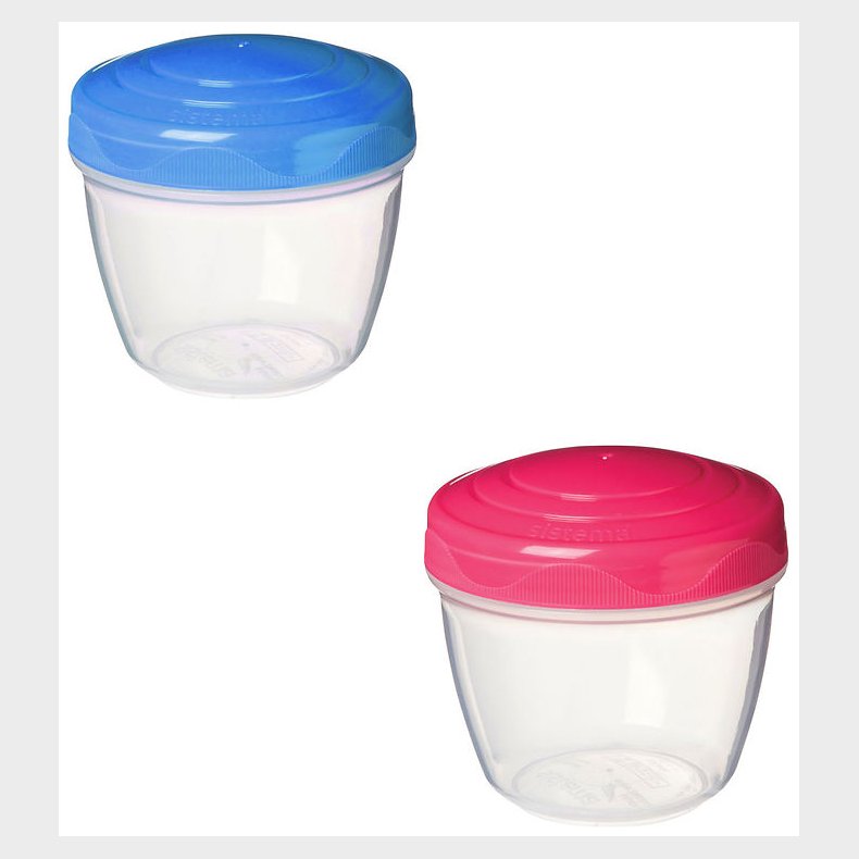 Sistema Beholdere - Yogurt 2-Pack - 150 ml - Pink/Bl