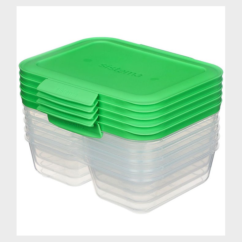 Sistema Opbevaringsbokse - 5-pak - Nest It - 870 ml - Grn