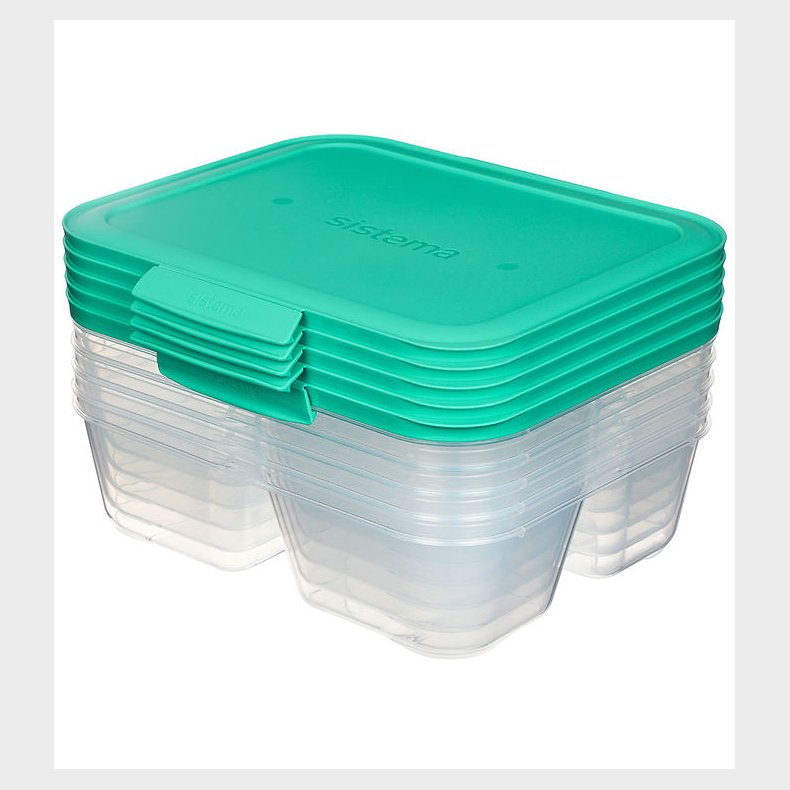 Sistema Opbevaringsbokse - 5-pak - Nest It - 1,9 l - Turkis