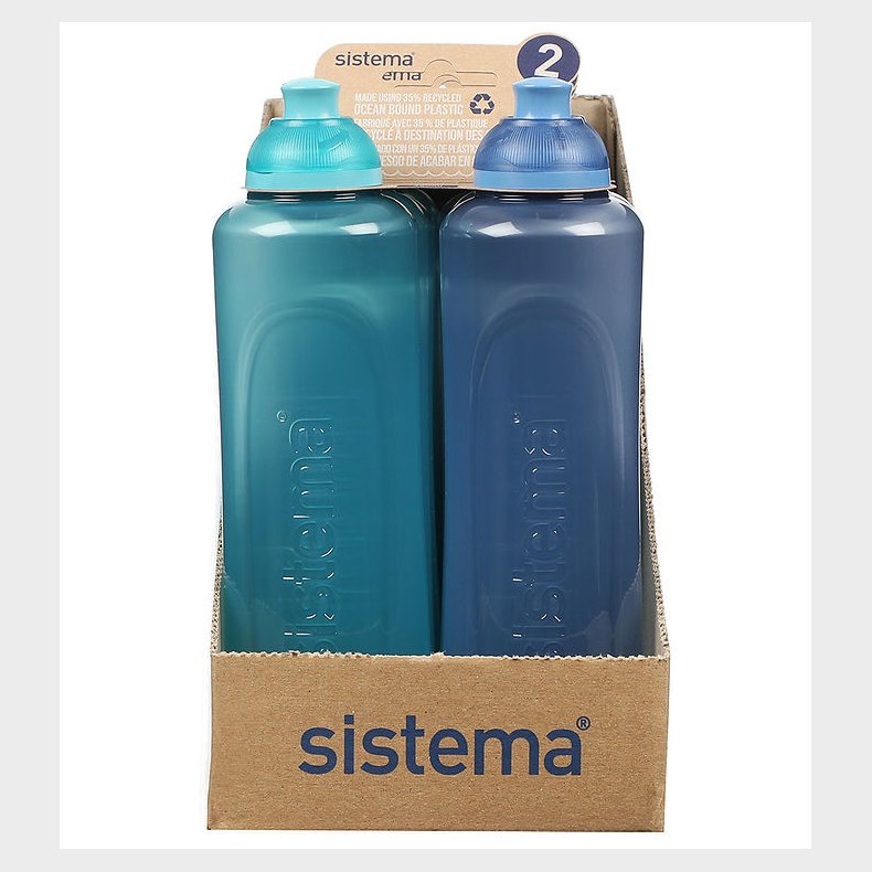 Sistema Drikkedunke - 2-pak - 480 ml - Mountain Blue/Teal Stone